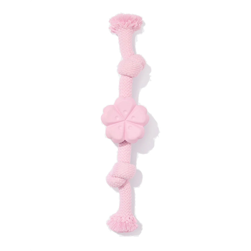 VETRESKA Cherry Blossom Knot Rope Dog Toy