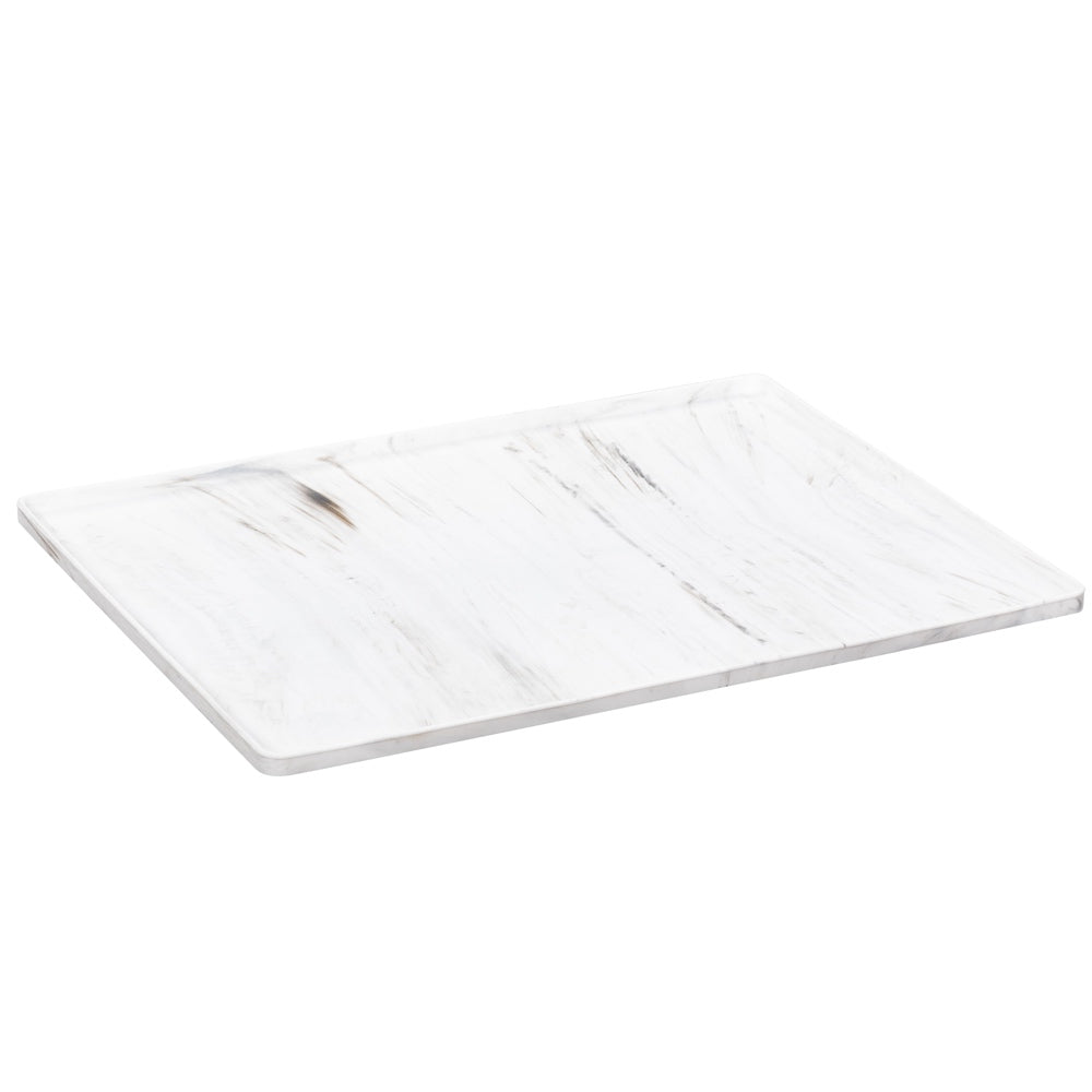 "Messy Mutts & Cats Silicone Non-Slip Pet Bowl Mat For Cats & Dogs (Small, Marble)"