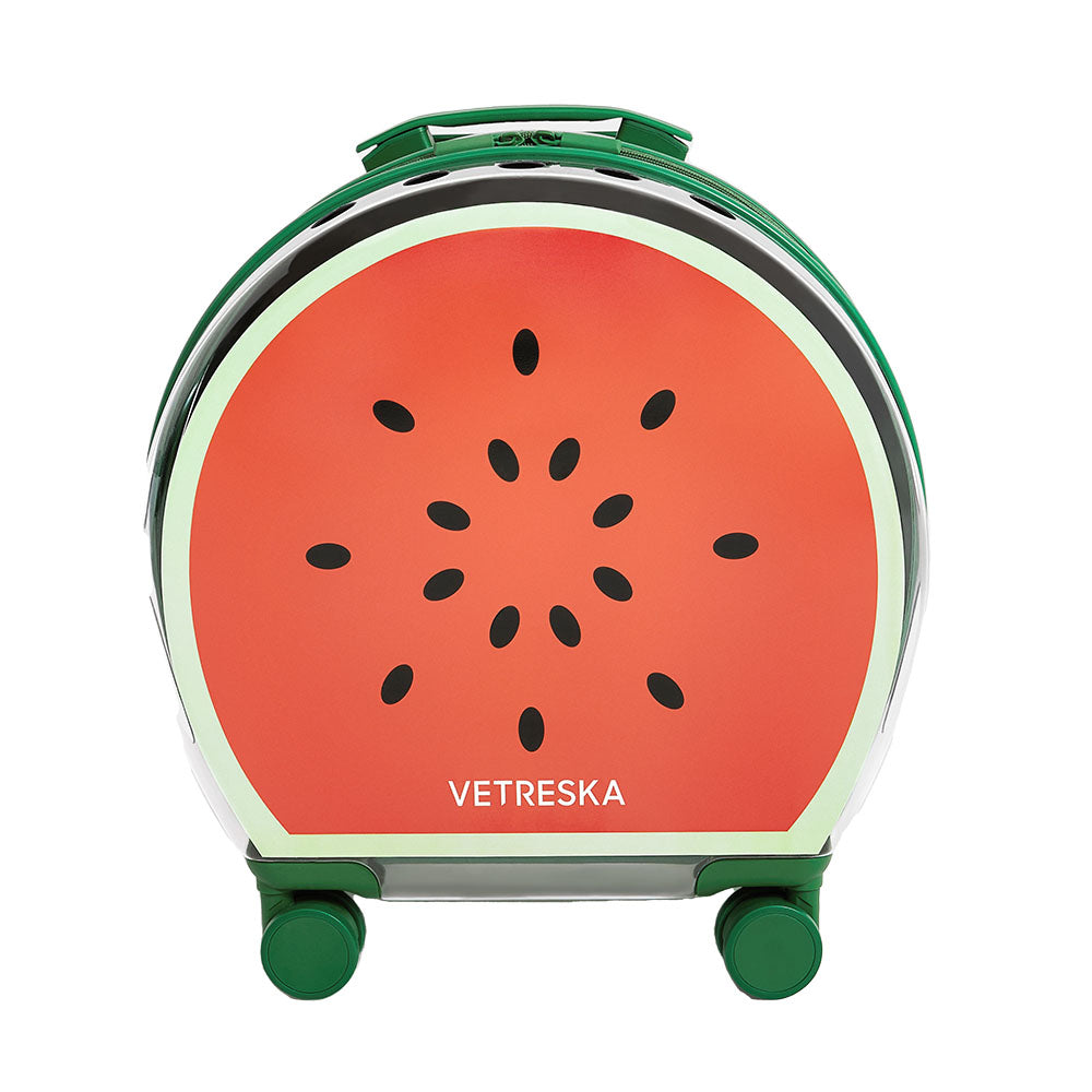 "VETRESKA Bubble Carrier For Cats & Dogs (Green, Opaque)"