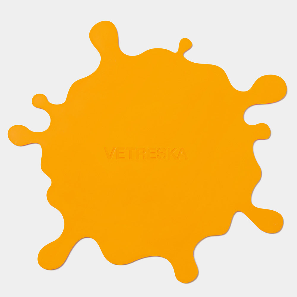 "VETRESKA Juicy Tangerine Bowl, Mat & Spoon Set For Cats & Dogs"